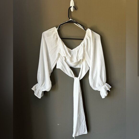 LONG SLEEVE BRA TOP - Picture 2 of 6